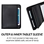 Samsill Professional Leather Padfolio/Notepad, Black (70820)~#|#~DED16BCC-EA55-4508-A9544BA27A92C6D8_sc7