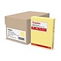 Staples Pastel 30% Recycled 8.5" x 11" Color Copy Paper, 20 Lbs., Canary, 5000 Sheets/Carton (14787-AA)~#|#~DED23507-DEF7-4F57-88938EB5C22C1AB1_sc7