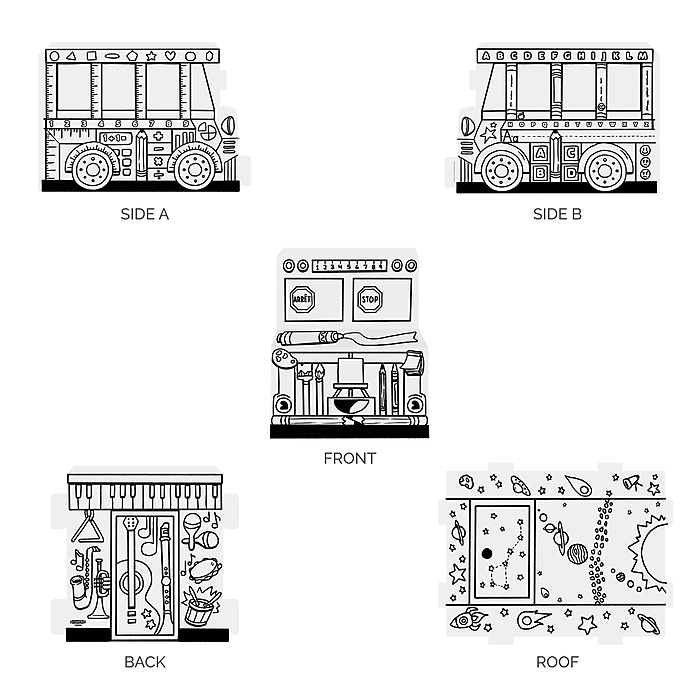 Bankers Box At Play School Bus Playhouse Kit (100016912) | Staples