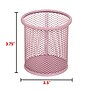Staples Metal Mesh Pen Cups and Desk Organizers, Dusty Pink, 3/Set (ST63821)~#|#~DEDFF854-39CB-496E-B9FB99148046D633_sc7