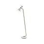 Adesso Oscar 59" Matte White/Antique Brass Floor Lamp with Cone Shade (4283-02)~#|#~DEE4A689-6022-4FDE-A6EECC7EAE77CE1E_sc7