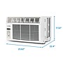 Commercial Cool 115-Volt 8,000 BTU Window Air Conditioner, with Remote, White (CWAM08W6C)~#|#~DEE51BA9-5550-4501-9B602EE69CD44D70_sc7