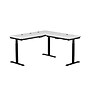 VersaDesk PowerLift 60"W Electric L-Shaped Adjustable Standing Desk, White/Black (PLLSD6060-BW-APP)~#|#~DEE67061-AC51-4053-87E0836E6CA52BAE_sc7