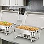MegaChef 9.5 Qt. Stainless Steel Professional Food Warmer/Buffet Serving Tray, Set of 2 (935122031M)~#|#~DEE68BF2-3CCC-4D1E-B4705119DB44B22E_sc7