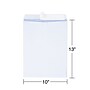 Staples Self Seal Catalog Envelopes, 10"L x 13"H, White, 100/Box (21571)~#|#~DEECE0D2-95A1-4A4F-B1EE308C3D65469B_sc7