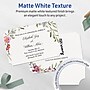 Avery Rectangle Scalloped Edge Matte Blank Card, White, 50/Box (19479399804)~#|#~DEEDF6C1-A560-41E4-AA4FCA338D9F687A_sc7