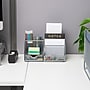 Mind Reader 7-Compartment Metal Desk Organizer File and Accessory Storage, Silver (JOEORG-SIL)~#|#~DEEF8999-E06E-4015-9169A8CEFD796015_sc7