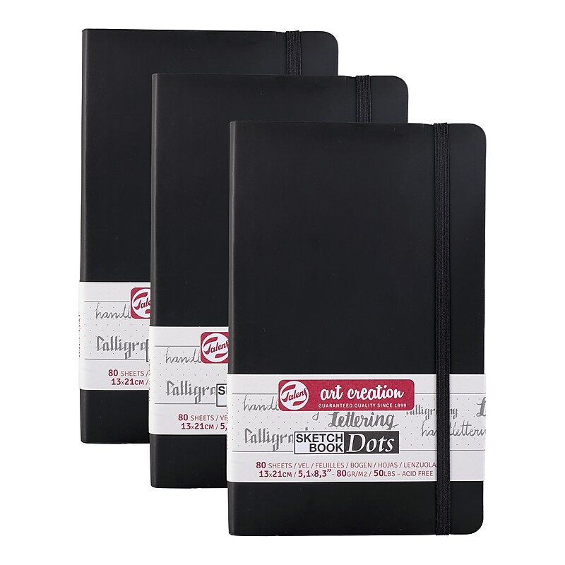 Talens Art Creation 5.1" x 8.3" Sketch Book, 80 Sheets/Book, 3/Bundle (TLN9314402M-3) image 1