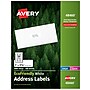 Avery EcoFriendly Laser/Inkjet Address Labels, 1" x 2-5/8", White, 3,000 Labels/Box (48460)~#|#~DEF49CEE-7F0F-4D2E-9DC3665BF56A4395_sc7