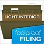 Pendaflex Reinforced Hanging File Folders, 1/5-Cut Tab, Legal Size, Standard Green, 25/Box (PFX 4153 1/5)~#|#~DEF6624B-25B8-4ADE-9685DBBABDBEA76B_sc7