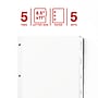 Staples Print & Apply Label Dividers, Clear, 5-Tabs, 5 Sets (ST63050)~#|#~DEF7FA9A-E2F1-4FE3-B4D198F885B881B9_sc7
