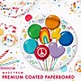 Creative Converting Bubbly Birthday Dessert Paper Plates, Multicolored, 32/Pack (DTC365023PLT)~#|#~DEFBB4BC-846C-49A4-A3D683AD2104F735_sc7