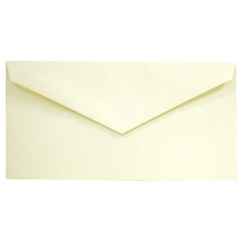 JAM Paper Invitation Envelope 3 7/8" x 7 1/2", White, 100/Pack (3197718d) image 1