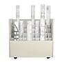 AdirOffice 50-Slot Mobile Roll File, Lockable, 28.5"H x 30"W x 15.75"D, White (626-WHI-KIT1)~#|#~DF0469BD-3FCC-4903-BA8189E59B7F4D30_sc7