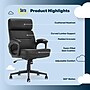Serta Comfort Ergonomic Bonded Leather Swivel Executive Chair, Black (CHR10130A)~#|#~DF05A17B-B56E-4D35-828273726A82C46B_sc7