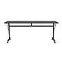 Correll Econoline 60"W x 24"D Adjustable Foldable Training Room Table, Laminate, With Wheels, Black Granite (FTM2460TF07)~#|#~DF065825-4341-4849-82543D902C5F3994_sc7