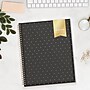 2026 Blue Sky Day Designer Swiss Dot 11" x 8.5" Weekly & Monthly Personal Organizer, Plastic Cover, Black (154652)~#|#~DF0CE9B1-BD60-423E-82E4237AE441C41C_sc7