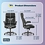 Serta Torrington Ergonomic Polyurethane Big & Tall Chair, 400 lb. Capacity, Black (52399-BLK)~#|#~DF0F1767-3CF0-470C-B14E4FEBC336822A_sc7