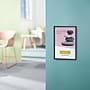 Excello Global Products Snap Frame Poster Holder, 8.5" x 11", Wall Mounted, Black Metal (SF-8511-BLK)~#|#~DF0FC3F7-A7F8-49B4-97EA30A51062CF21_sc7