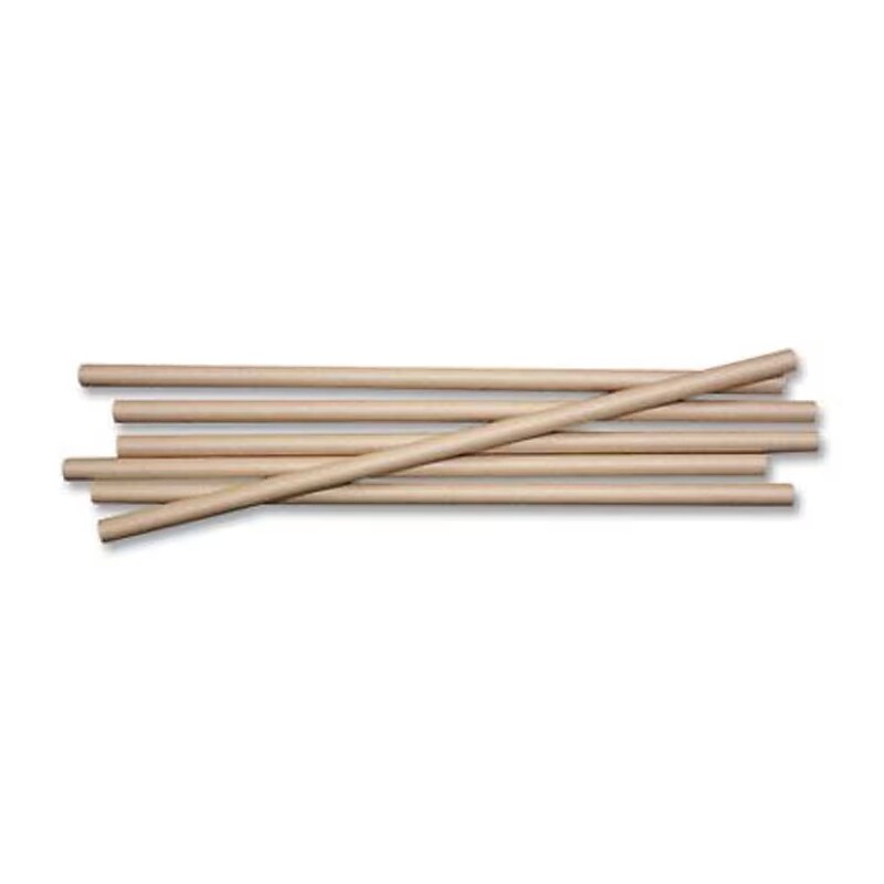 World Centric Sustainable Wrapped Natural Kraft Paper Straws, 6000/Carton (WORSTPA8WK) image 1