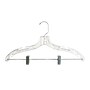 Nahanco 17" Plastic Heavy Weight Suit Hanger, Clear, 100/Box (500RC)~#|#~DF1B0FF1-97B5-46B6-A254B8FC8E5351BC_sc7