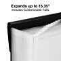 Staples Moisture Resistant Plastic Accordion File, 13-Pocket, Letter Size, Black (TR51806)~#|#~DF1BA25F-891D-4138-819FAEE6912699C4_sc7