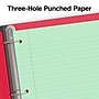 Staples Wide Ruled Filler Paper, 8" x 10.5", Assorted Colors, 100 Sheets/Pack (ST41637C)~#|#~DF21322D-AD18-4C03-BAC7DDCDBB9ECCD1_sc7