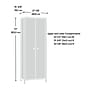 Sauder Select 72"H Storage Cabinet with 3 Shelves, Natural Maple (433285)~#|#~DF2BEB21-921F-44BE-B5F45CCE928EB98F_sc7