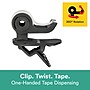 Scotch Clip & Twist Desktop Dispenser, 2.56" x 4.75", 1" Core, Gray (C19CLIP)~#|#~DF2DA426-FB70-44FF-B1A1D896C6261601_sc7