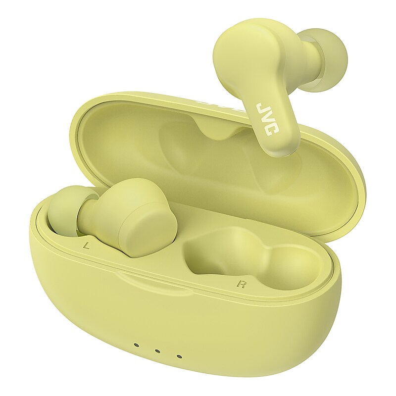 JVC Gumy Wireless Earbuds, Bluetooth, Apple Green (JVCHAA7T2G) image 1