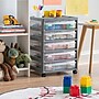 Iris 5-Drawer Storage Cart, Gray (585124)~#|#~DF3831AC-1A8F-4353-BCC81E79B5A6FC09_sc7