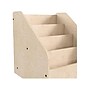 Flash Furniture Bright Beginnings 4-Section Book Display Unit, 19"H x 17.25"W x 17.25"D, Brown (MK-KE24305-GG)~#|#~DF3C90AF-D0AC-4964-B06BAB3D74C4E02A_sc7