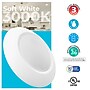 Bulbrite 14 Watt 7" LED Disc Light with Pigtail - 3000K Soft White Light, 1100 Lumens, White, 4/Pack (862897)~#|#~DF43FAF4-60B8-4D33-84047E9F246371AD_sc7