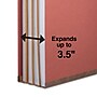 Staples 60% Recycled Pressboard Classification Folder, 3-Dividers, 3.5" Expansion, Legal Size, Brick Red, 20/Box~#|#~DF4515B9-BA55-4533-A36D38B5EC303148_sc7