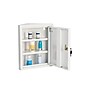 Viva Comfort Steel 2-Shelf Corner Mount Locking Medicine Medical Cabinet, 0.9 cu. ft., White (ADI999-01-1-MK)~#|#~DF46F10D-FFAD-4F67-9CF704AF34CBB19B_sc7