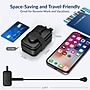 Uncaged Ergonomics 3-Outlet 3-USB Port Power Strip, 3', Black (TC-b)~#|#~DF4746AF-2D85-4EE8-83A61B6A3C564DAF_sc7