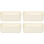 IRIS Open Lid Storage Bin, Off-White, 4/Pack (552112)~#|#~DF488F01-9C3E-44CC-96F06ACEB3B20E57_sc7