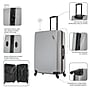 DUKAP Discovery 29.52" Hardside Suitcase, 4-Wheeled Spinner, TSA Checkpoint Friendly, Silver (DKDIS00L-SIL)~#|#~DF4C5A56-60BA-4D55-8331B89F95ADE68D_sc7