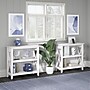 Bush Furniture Key West 30"H 2-Shelf Bookcase with Adjustable Shelf, Pure White Oak (KWB124WT-03)~#|#~DF4CD024-97EF-451F-918CB2285C44D090_sc7