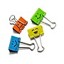 Officemate Smiling Face Medium Binder Clips, Assorted Colors, 36 Clips/Pack (31095)~#|#~DF4E8B4E-BC90-4C88-852184120FBAFADB_sc7