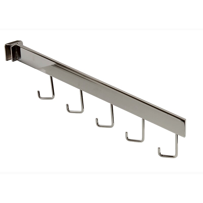 Nahanco Rectangular Tubing 5-Hook Waterfall, Chrome (RH5H) image 1