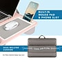 LapGear Home Office Pro 21.1" x 14.1" x 2.6" Lap Desk, Pink Blush (91604)~#|#~DF534019-861B-4D7A-91650BE7CE251ED0_sc7