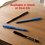 Staples Optiflow+ Rollerball Pens, Fine Point, 0.7mm, Blue Ink, Dozen (ST63317)~#|#~DF548B5D-A4DB-4456-9267173286CDBEED_sc7