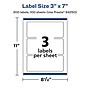 Avery Laser/Inkjet Waterproof Multipurpose Rectangle Labels, 3" x 7", White, 300 Labels/Box (94250)~#|#~DF55B272-2277-40FC-BE0954EC5DD8953F_sc7