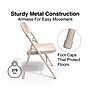 Staples® Metal Office Stacking & Folding Chair, Taupe, 4/Pack (51503)~#|#~DF55F8F2-251C-4876-8DD6FA0FC4BA216B_sc7