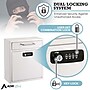 AdirOffice Steel Medium Wall Mounted Interoffice Mailbox Drop Box, White (631-05-WHI-KC)~#|#~DF56E040-CE4F-48BD-AF4829F5324329BC_sc7