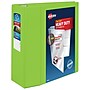 Avery Heavy Duty 5" 3-Ring View Binders, One Touch EZD Ring, Chartreuse (79815)~#|#~DF570B04-9826-4832-9BE2BB3A2C08755B_sc7