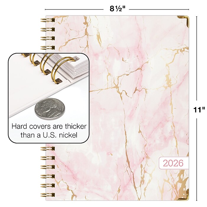 2026 Global Printed Products Pink Marble 8.5