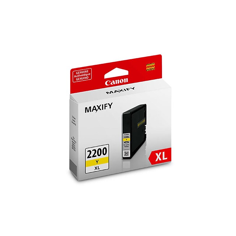 Canon 2200XL Yellow High Yield Ink Cartridge (9270B001) image 1