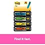 Post-it® 'Sign and Date' Message Flags, 0.47" Wide, Assorted Colors, 80 Flags/Pack (684-SD)~#|#~DF60E0E3-BF4D-4206-BA4DD9305BDB67FF_sc7
